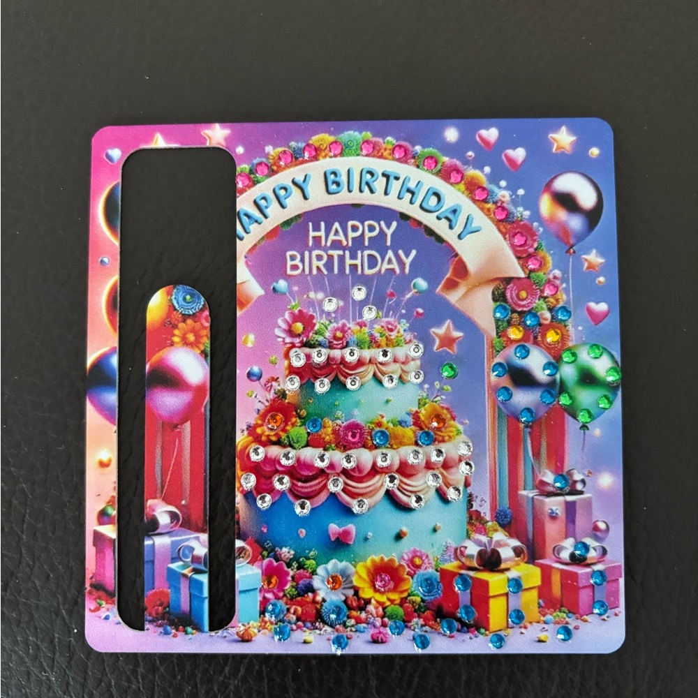 1 Handcrafted Rhinestone Money Slider Card - Pick 1 (sealed) (buy now) - Picture 10 of 10